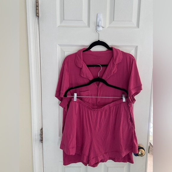 Tommy John Womens 2 Piece Pink Lounge Pajama Short Set Size XXL - Picture 4 of 8